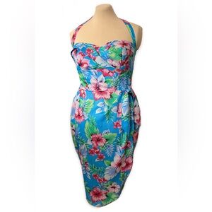 Hibiscus sarong dress🌺